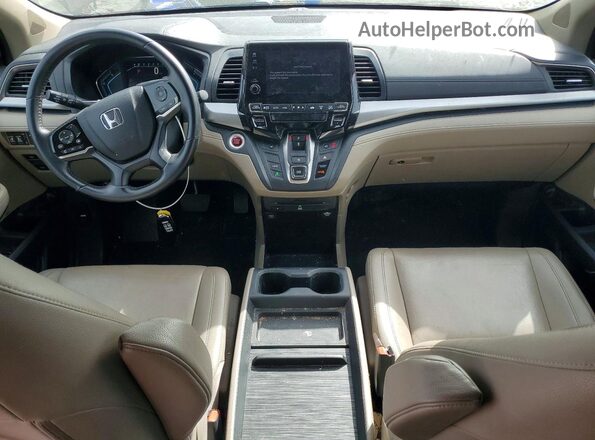 5FNRL6H79JB013657 2018 HONDA ODYSSEY Maroon წინა პანელის ხედი