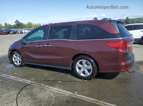 5FNRL6H79JB013657 2018 HONDA ODYSSEY Maroon 