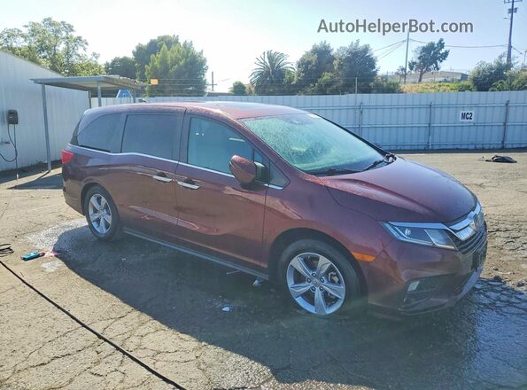 5FNRL6H79JB013657 2018 HONDA ODYSSEY Maroon წინა მარჯვენა
