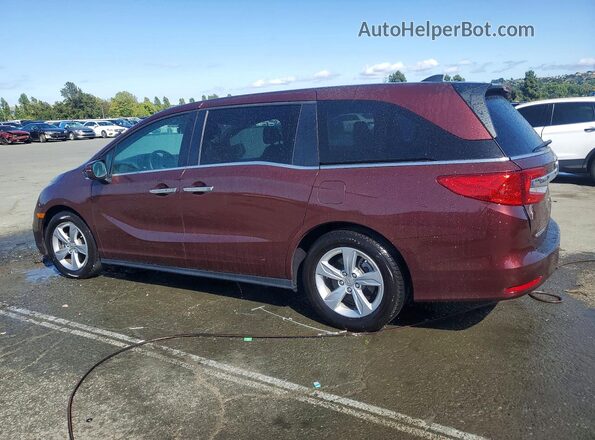 5FNRL6H79JB013657 2018 HONDA ODYSSEY Maroon უკანა მარცხენა