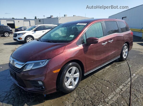 5FNRL6H79JB013657 2018 HONDA ODYSSEY Maroon სალონის 360-გრადუსიანი ხედი
