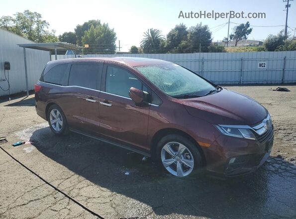 5FNRL6H79JB013657 2018 HONDA ODYSSEY Maroon 