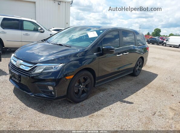 5FNRL6H79JB039451 2018 HONDA ODYSSEY Black Przód lewy