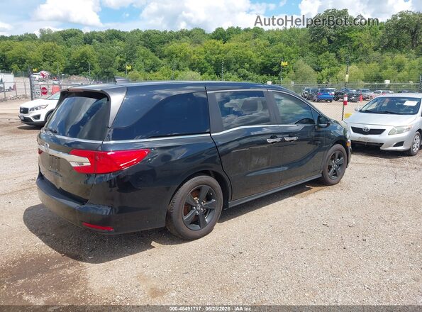 5FNRL6H79JB039451 2018 HONDA ODYSSEY Black Tył prawy