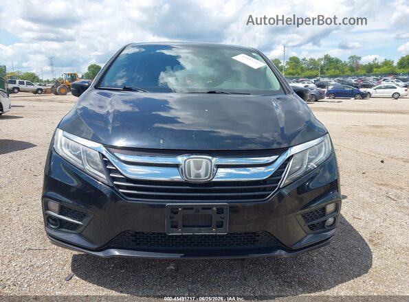 5FNRL6H79JB039451 2018 HONDA ODYSSEY Black Widok zestawu wskaźników