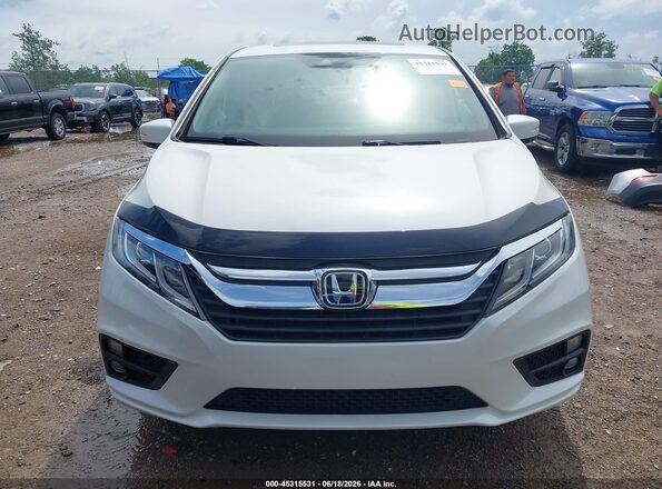 5FNRL6H79JB044410 2018 HONDA ODYSSEY White Instrument cluster view