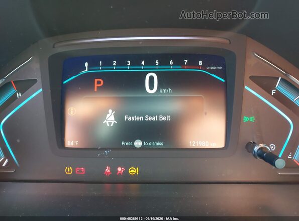 5FNRL6H79JB079304 2018 HONDA ODYSSEY Gray Հետևի նստատեղերի տեսք
