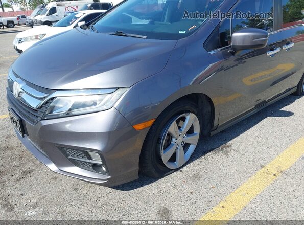 5FNRL6H79JB079304 2018 HONDA ODYSSEY Gray 