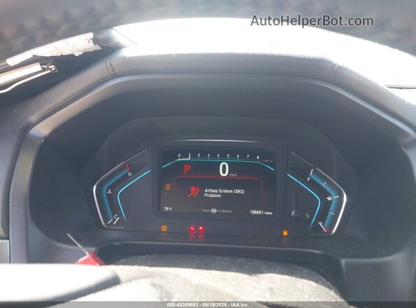 5FNRL6H79KB005835 2019 HONDA ODYSSEY White Vista de los asientos traseros