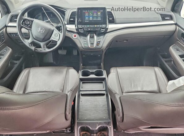 5FNRL6H79KB013675 2019 HONDA ODYSSEY Black Dashboard view
