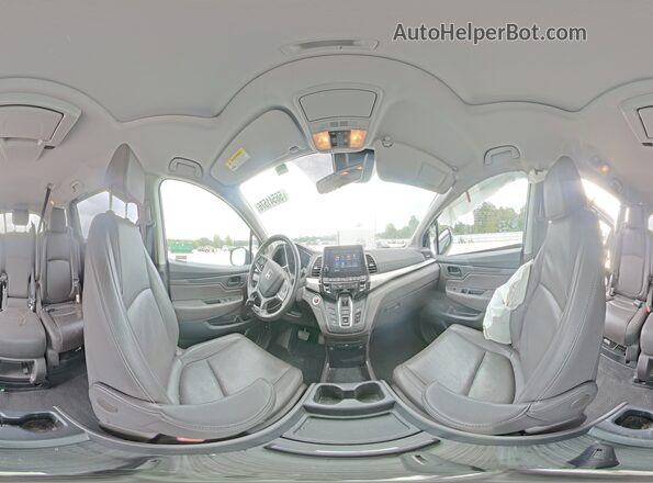 5FNRL6H79KB013675 2019 HONDA ODYSSEY Black 360 interior view