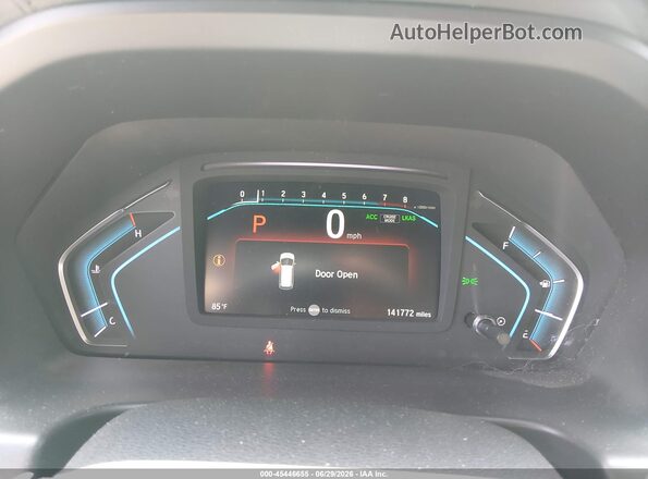 5FNRL6H79KB016429 2019 HONDA ODYSSEY Black Հետևի նստատեղերի տեսք
