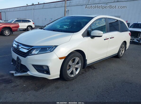 5FNRL6H79KB029794 2019 HONDA ODYSSEY White Vista tres cuartos delantera izquierda