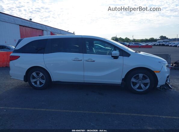 5FNRL6H79KB029794 2019 HONDA ODYSSEY White Vista del cuadro de instrumentos