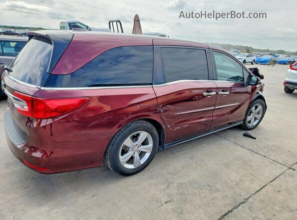 5FNRL6H79KB125330 2019 HONDA ODYSSEY Maroon Rear right