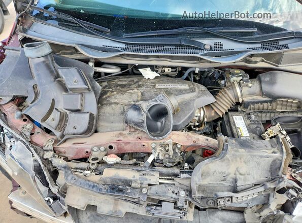 5FNRL6H79KB125330 2019 HONDA ODYSSEY Maroon Engine compartment view
