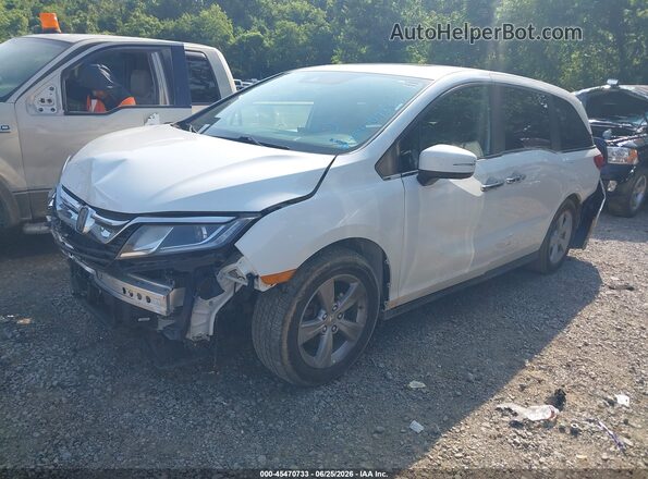 5FNRL6H79LB020465 2020 HONDA ODYSSEY White წინა მარცხენა ხედი სამი მეოთხედიდან