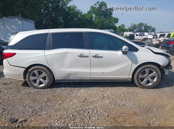 5FNRL6H79LB020465 2020 HONDA ODYSSEY White უკანა სალონის ხედი
