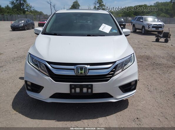 5FNRL6H79LB049917 2020 HONDA ODYSSEY White Instrument cluster view