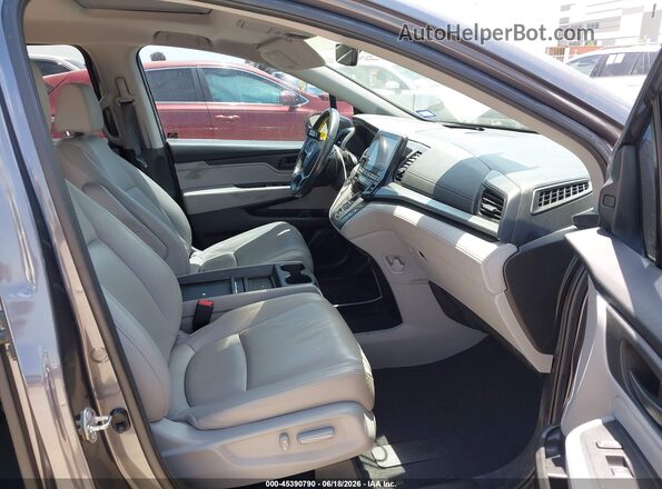 5FNRL6H79LB062442 2020 HONDA ODYSSEY Gray Front interior view