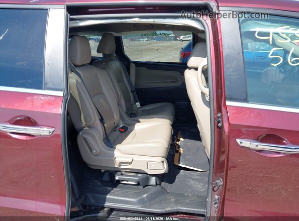 5FNRL6H79LB064417 2020 HONDA ODYSSEY Red VIN կոդի պիտակի տեսք