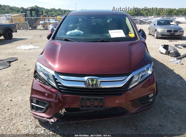 5FNRL6H79LB064417 2020 HONDA ODYSSEY Red Սալոնի հետևի տեսք