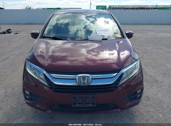 5FNRL6H79LB071089 2020 HONDA ODYSSEY Red Front view
