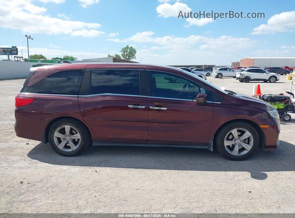5FNRL6H79LB071089 2020 HONDA ODYSSEY Red Rear interior view