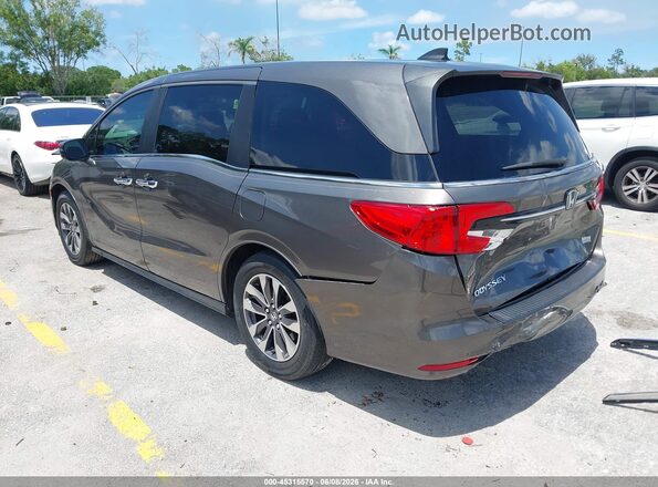 5FNRL6H79MB011962 2021 HONDA ODYSSEY Gray 