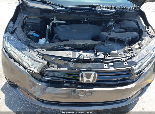 5FNRL6H79MB011962 2021 HONDA ODYSSEY Gray 