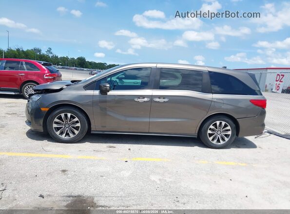 5FNRL6H79MB011962 2021 HONDA ODYSSEY Gray 