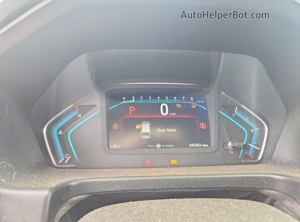 5FNRL6H79MB039292 2021 HONDA ODYSSEY Silver Սարքավորումների վահանակի տեսք
