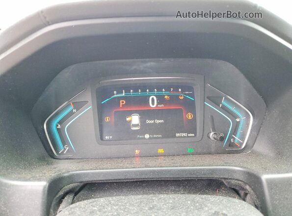 5FNRL6H79NB019058 2022 HONDA ODYSSEY White Вид щитка приладів