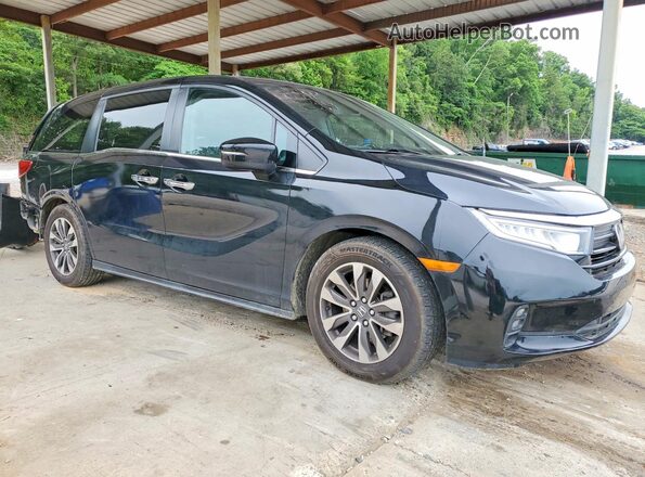 5FNRL6H79NB025734 2022 HONDA ODYSSEY Синий Передняя правая четверть