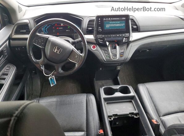 5FNRL6H79NB025734 2022 HONDA ODYSSEY Синий Вид панели приборов