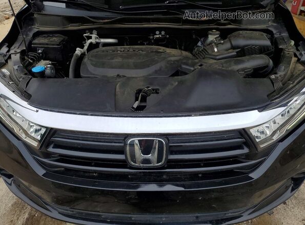 5FNRL6H79NB025734 2022 HONDA ODYSSEY Синий Вид подкапотного пространства