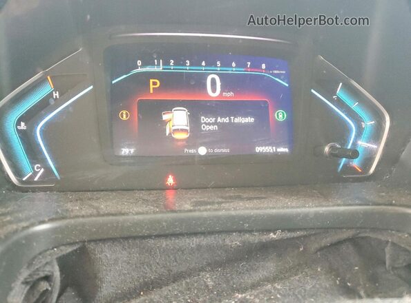 5FNRL6H79NB025734 2022 HONDA ODYSSEY Синий Вид щитка приборов