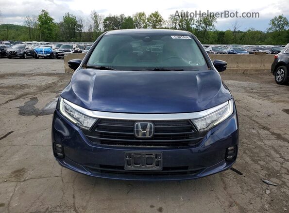 5FNRL6H79NB040279 2022 HONDA ODYSSEY Blue Front view
