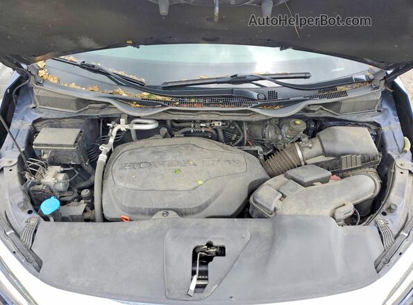5FNRL6H79NB040279 2022 HONDA ODYSSEY Blue Engine compartment view