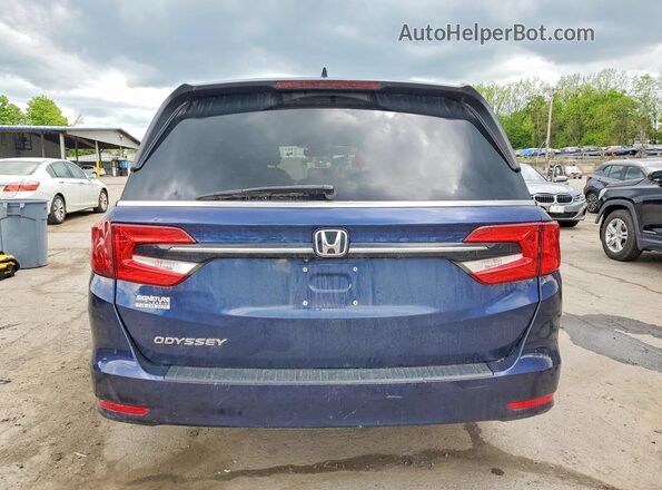 5FNRL6H79NB040279 2022 HONDA ODYSSEY Blue Rear view