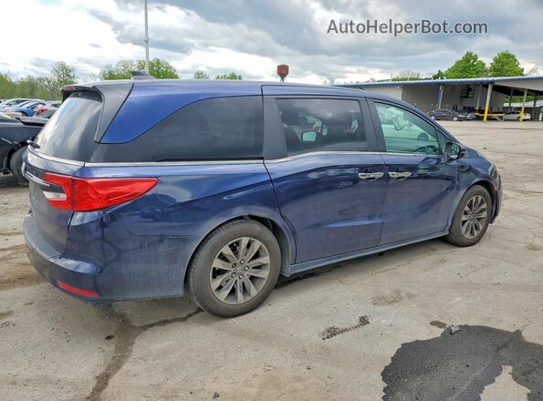 5FNRL6H79NB040279 2022 HONDA ODYSSEY Blue Rear right
