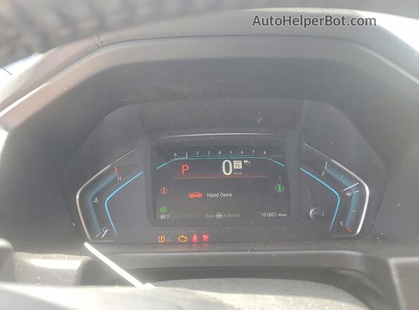 5FNRL6H79NB059303 2022 HONDA ODYSSEY Silver Вид щитка приладів