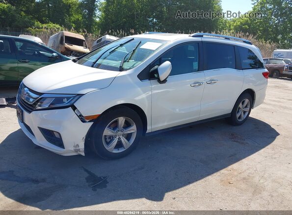 5FNRL6H7XJB006510 2018 HONDA ODYSSEY White Vista tres cuartos delantera izquierda