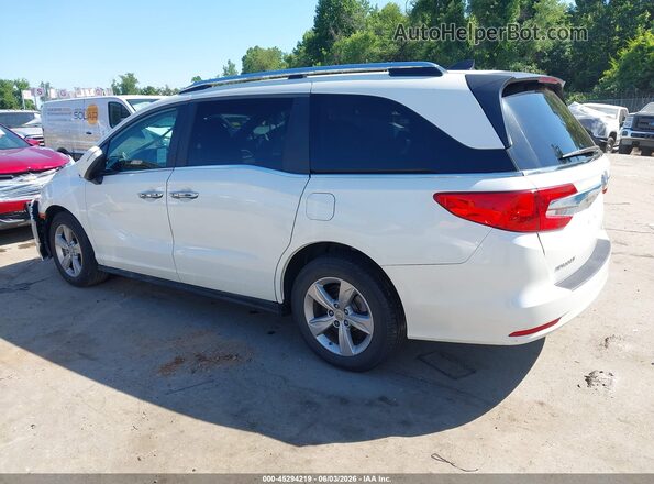 5FNRL6H7XJB006510 2018 HONDA ODYSSEY White Trasero izquierdo