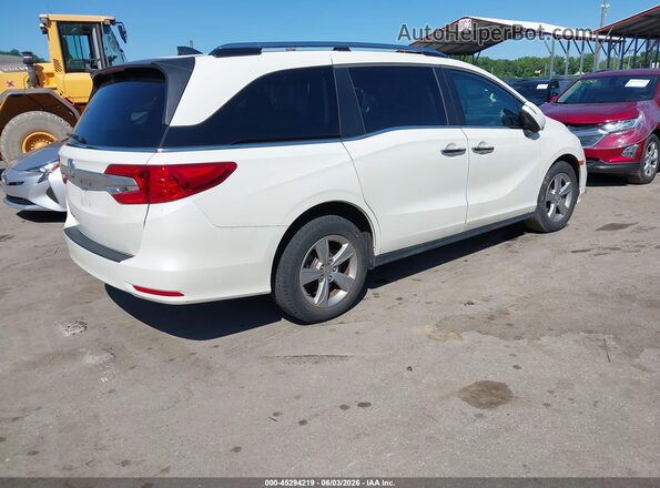5FNRL6H7XJB006510 2018 HONDA ODYSSEY White Trasero derecho