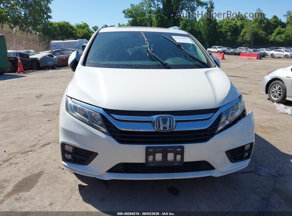 5FNRL6H7XJB006510 2018 HONDA ODYSSEY White Vista del cuadro de instrumentos