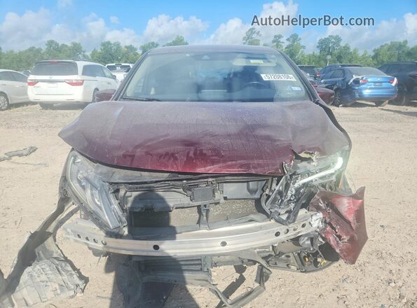 5FNRL6H7XJB091493 2018 HONDA ODYSSEY Burgundy Vista frontal