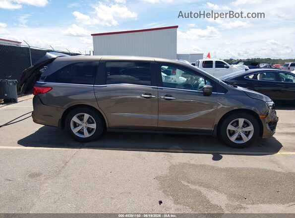 5FNRL6H7XKB128401 2019 HONDA ODYSSEY Gray Rear interior view
