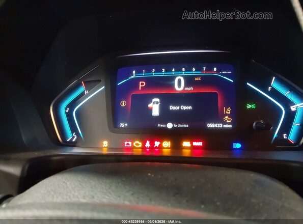 5FNRL6H7XLB055886 2020 HONDA ODYSSEY White უკანა სავარძლების ხედი