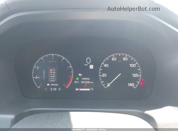 5FNRL6H7XSB054400 2025 HONDA ODYSSEY Белый Вид задних сидений